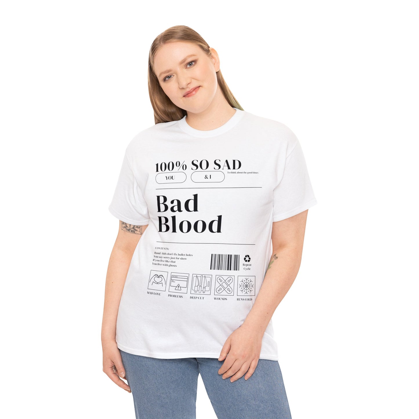 1989 BAD BLOOD Cotton Tee