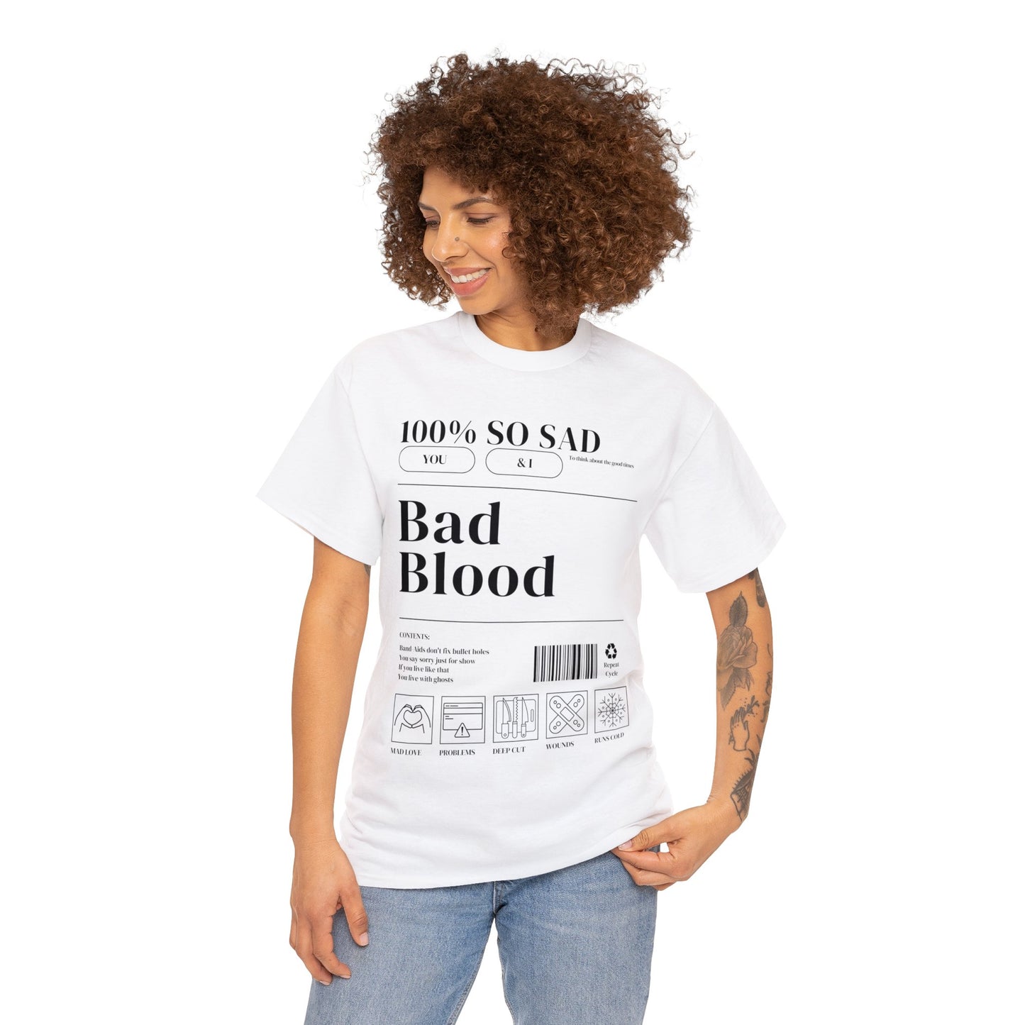 1989 BAD BLOOD Cotton Tee