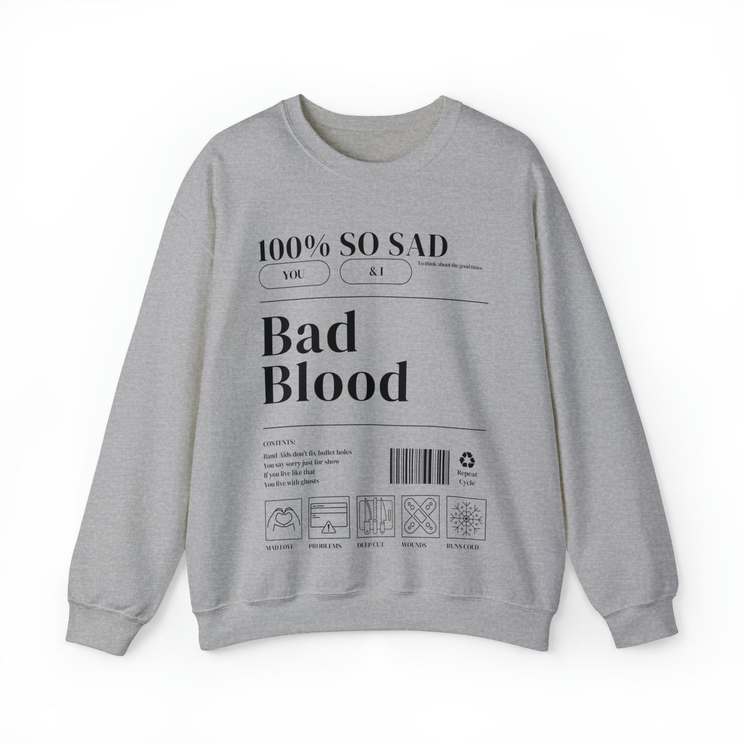 1989 BAD BLOOD Crewneck Sweatshirt