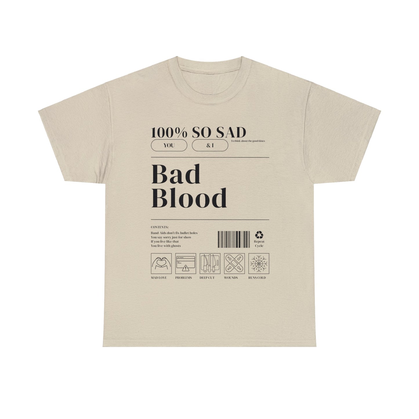 1989 BAD BLOOD Cotton Tee