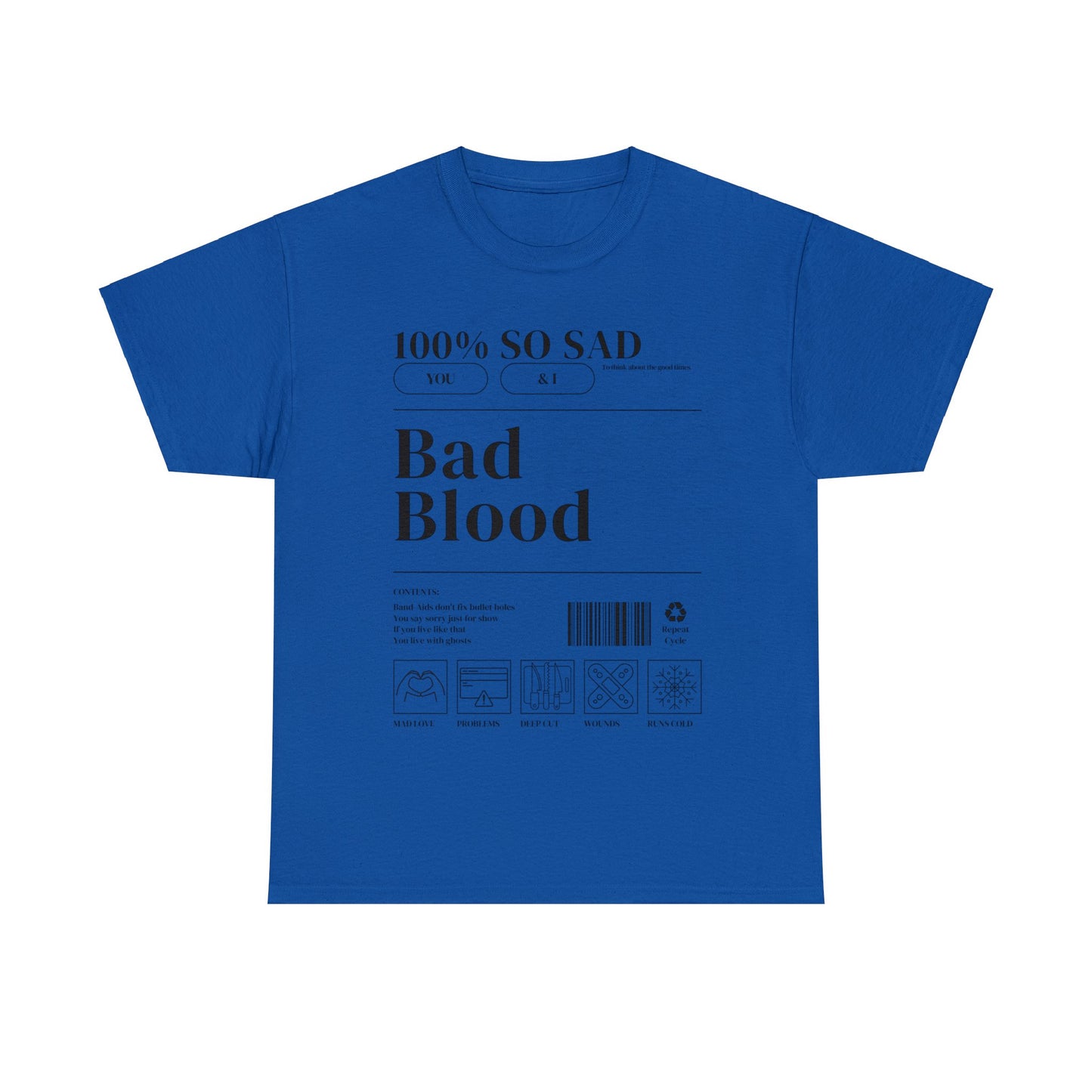 1989 BAD BLOOD Cotton Tee