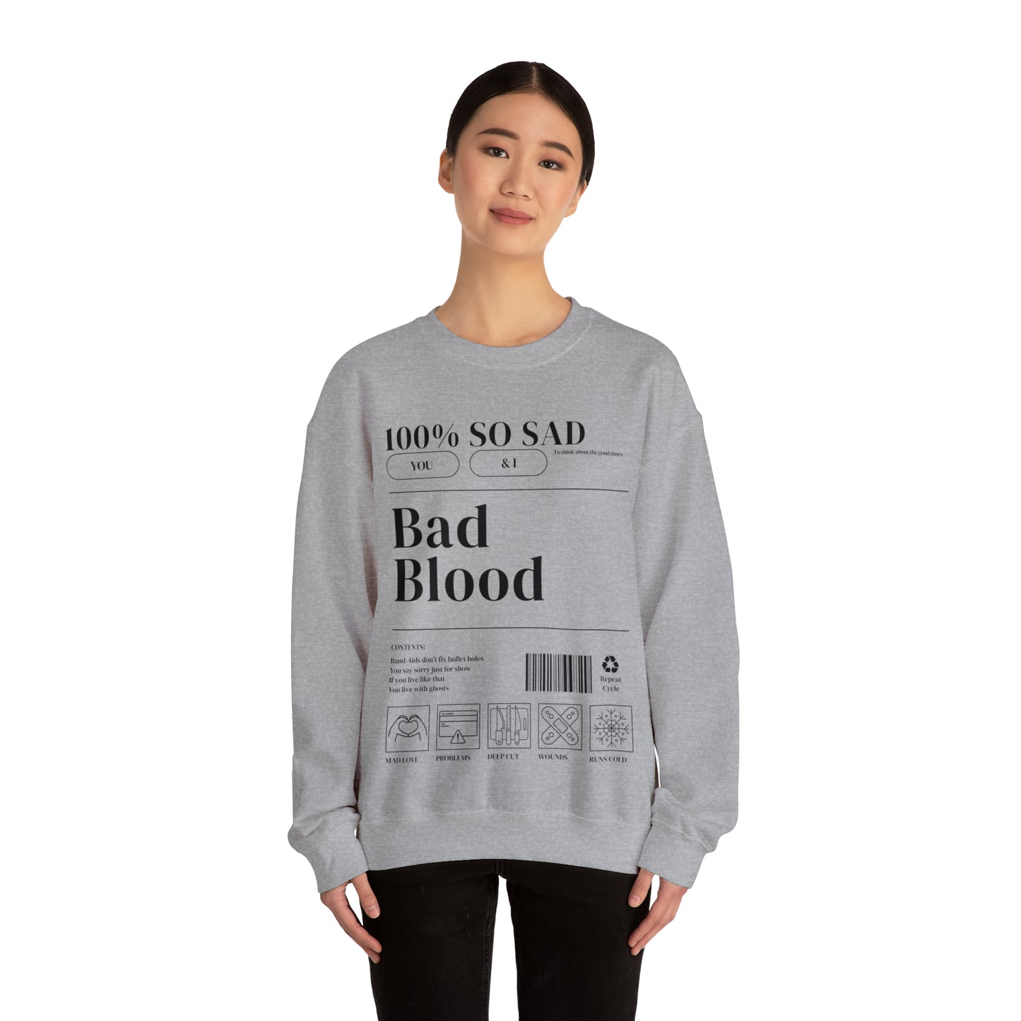 1989 BAD BLOOD Crewneck Sweatshirt