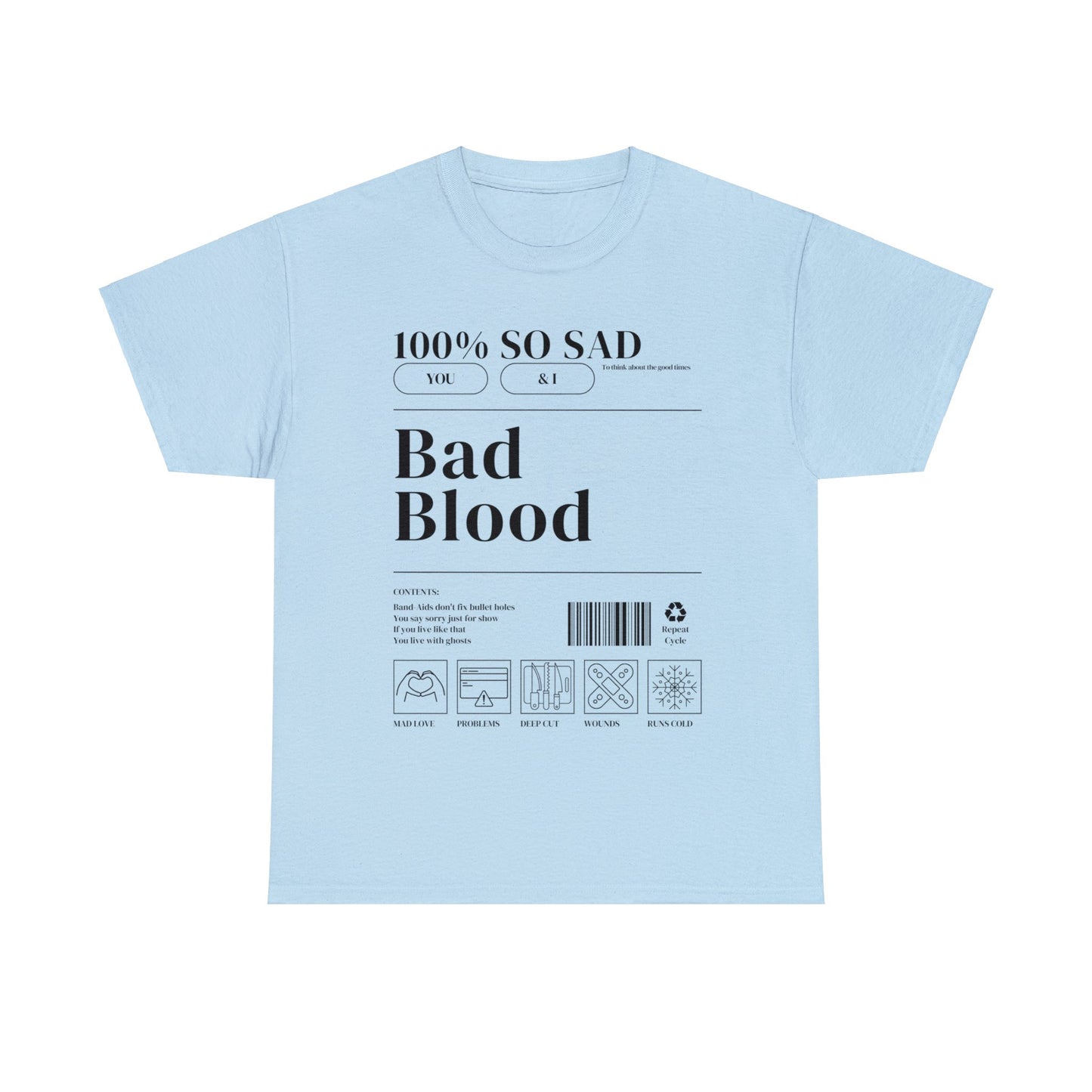 1989 BAD BLOOD Cotton Tee