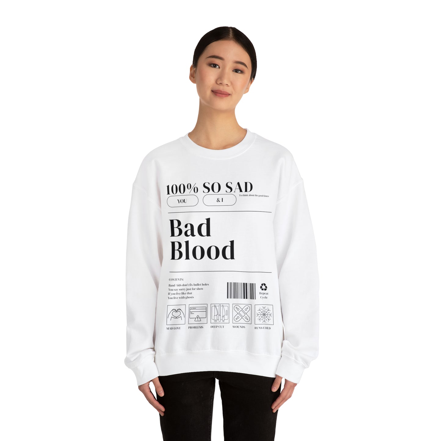 1989 BAD BLOOD Crewneck Sweatshirt